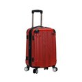 Rockland Rockland F1901-RED Sonic ABS Upright Spinner Luggage - Red F1901-RED